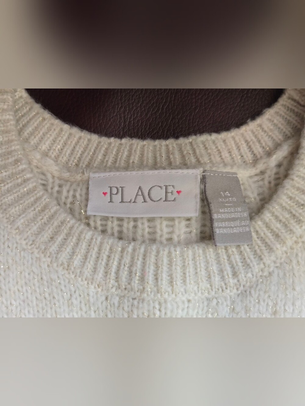 Girls Childrens Place Mommy And Me Fairisle Sweater Dress Size 14 - Picture 4 of 6
